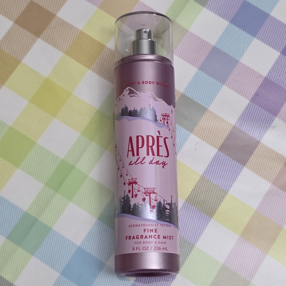 Bath & Body Works Apres All Day Fine Fragrance Body Mist 8oz NEW Rare